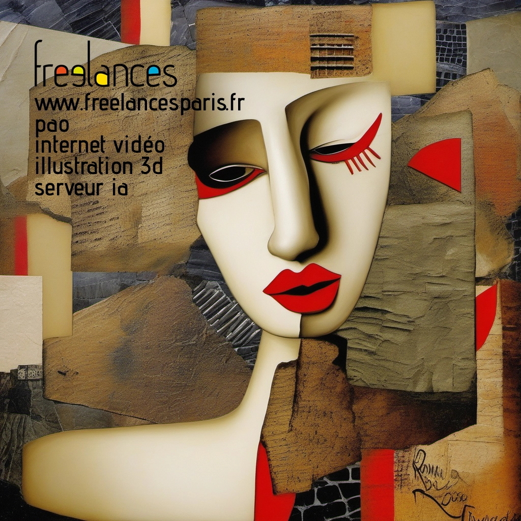 Pao mise en page internet vidéo illustration 3d serveur IA générative AI freelance paris studio de création magazines 49yb94e0